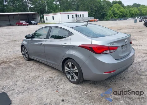 2014 Hyundai Elantra Sport from USA, damaged, VIN KMHDH4AH9EU119618
